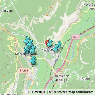 Mappa Della 5, 38016 Mezzocorona TN, Italia (1.63714)