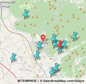 Mappa Tarcento Oltretorre, 33017 Tarcento UD, Italia (4.20923)