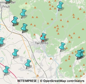 Mappa Tarcento Oltretorre, 33017 Tarcento UD, Italia (6.20111)