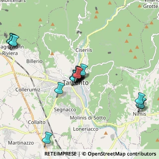 Mappa Tarcento Oltretorre, 33017 Tarcento UD, Italia (1.7995)