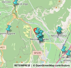 Mappa Via Cavalleggeri Udine, 38017 Mezzolombardo TN, Italia (1.9725)