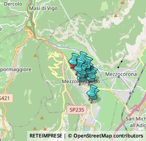 Mappa Via Cavalleggeri Udine, 38017 Mezzolombardo TN, Italia (0.84538)