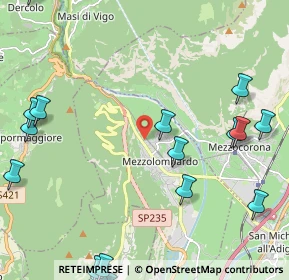 Mappa Via Cavalleggeri Udine, 38017 Mezzolombardo TN, Italia (3.277)