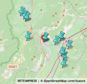 Mappa Via Cavalleggeri Udine, 38017 Mezzolombardo TN, Italia (3.62786)