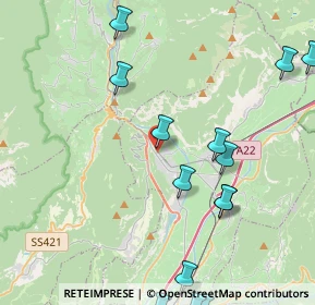 Mappa Via Cavalleggeri Udine, 38017 Mezzolombardo TN, Italia (5.32571)