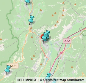 Mappa Via Cavalleggeri Udine, 38017 Mezzolombardo TN, Italia (4.80818)