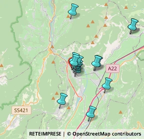 Mappa Via Cavalleggeri Udine, 38017 Mezzolombardo TN, Italia (2.97357)