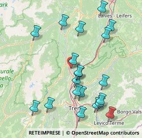 Mappa Via Cavalleggeri Udine, 38017 Mezzolombardo TN, Italia (17.124)