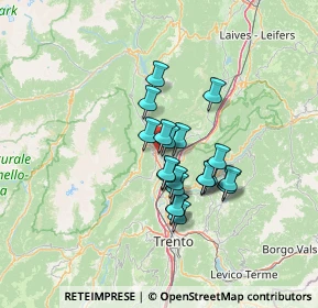 Mappa Via Cavalleggeri Udine, 38017 Mezzolombardo TN, Italia (9.609)