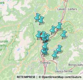 Mappa Via Cavalleggeri Udine, 38017 Mezzolombardo TN, Italia (9.24133)