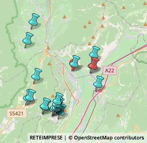 Mappa Via Morigl, 38017 Mezzolombardo TN, Italia (4.3675)