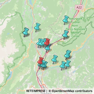 Mappa Via S. Marco, 38016 Mezzocorona TN, Italia (6.725)