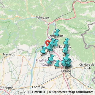 Mappa SR 463, 33030 Majano UD, Italia (12.538)