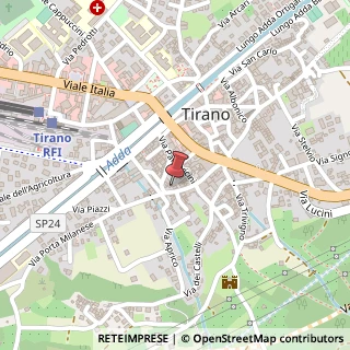 Mappa Via Porta Milanese, 16, 23037 Tirano, Sondrio (Lombardia)