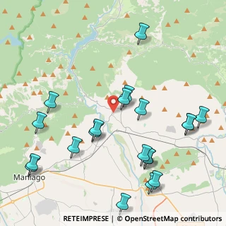 Mappa Via Ponte Maraldi, 33092 Meduno PN, Italia (4.9405)