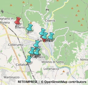 Mappa Piazza Del Mercato, 33017 Tarcento UD, Italia (1.41)