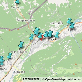 Mappa Via Cattaneo, 23037 Tirano SO, Italia (2.083)