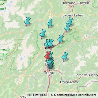 Mappa Via Giuseppe Verdi, 38016 Mezzocorona TN, Italia (11.11313)