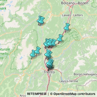 Mappa Via Giuseppe Verdi, 38016 Mezzocorona TN, Italia (10.59529)