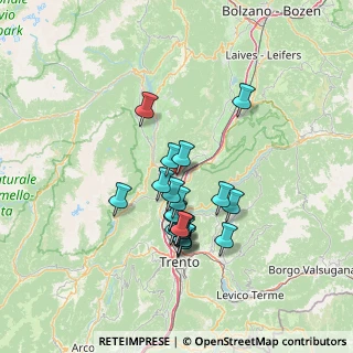 Mappa Via Giuseppe Verdi, 38016 Mezzocorona TN, Italia (11.4905)