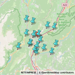 Mappa Via G. Verdi, 38016 Mezzocorona TN, Italia (6.05111)