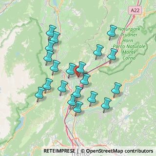 Mappa Via Giuseppe Verdi, 38016 Mezzocorona TN, Italia (6.912)