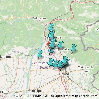 Mappa Via S. Floreano, 33030 Buja UD, Italia (10.309)
