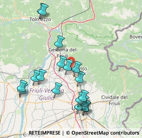 Mappa Via del Pino, 33017 Tarcento UD, Italia (16.165)