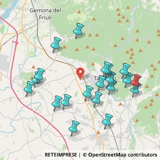 Mappa Via del Pino, 33017 Tarcento UD, Italia (4.21)