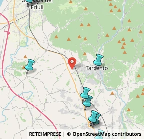 Mappa Via del Pino, 33017 Tarcento UD, Italia (6.3)