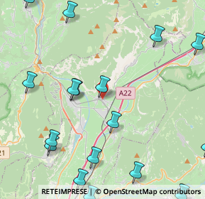 Mappa 38016 Mezzocorona TN, Italia (5.80647)