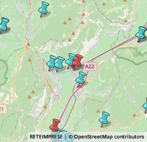 Mappa 38016 Mezzocorona TN, Italia (6.2655)