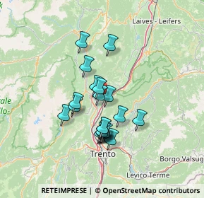 Mappa 38016 Mezzocorona TN, Italia (10.685)