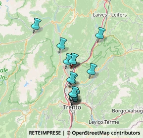 Mappa 38016 Mezzocorona TN, Italia (11.08067)