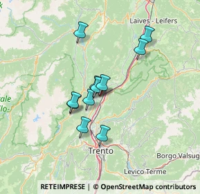 Mappa 38016 Mezzocorona TN, Italia (10.38545)