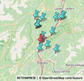 Mappa 38016 Mezzocorona TN, Italia (10.58063)