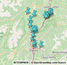 Mappa 38016 Mezzocorona TN, Italia (12.7865)