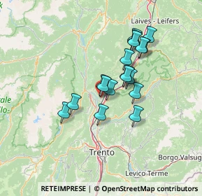 Mappa 38016 Mezzocorona TN, Italia (10.865)