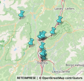 Mappa 38016 Mezzocorona TN, Italia (10.46917)