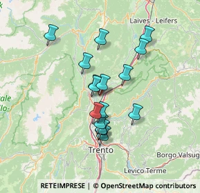Mappa 38016 Mezzocorona TN, Italia (11.12688)