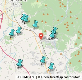 Mappa Via Bueriis, 33017 Tarcento UD, Italia (4.33417)