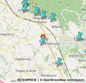 Mappa Via Vidinance, 33010 Magnano in Riviera UD, Italia (2.71091)