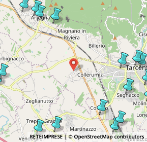 Mappa Via Vidinance, 33010 Magnano in Riviera UD, Italia (3.6115)