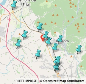 Mappa Via Vidinance, 33010 Magnano in Riviera UD, Italia (3.97)