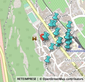 Mappa Via Giuseppe Garibaldi, 38017 Mezzolombardo TN, Italia (0.207)