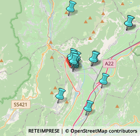 Mappa Via Giuseppe Garibaldi, 38017 Mezzolombardo TN, Italia (2.94286)