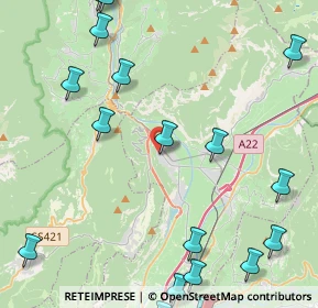 Mappa Via Giuseppe Garibaldi, 38017 Mezzolombardo TN, Italia (6.3465)