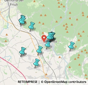 Mappa Via della Stazione, 33017 Tarcento UD, Italia (3.05333)
