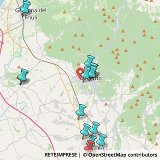 Mappa Via della Stazione, 33017 Tarcento UD, Italia (5.04133)