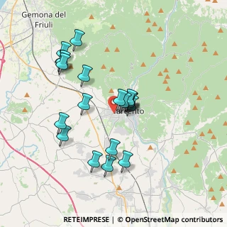 Mappa Via della Stazione, 33017 Tarcento UD, Italia (3.195)